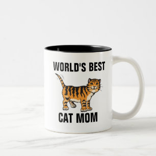 WELTWEIT BESTE CAT-MAMA-Kaffeebeutel Zweifarbige Tasse