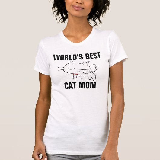 WELTWEIT BESTE CAT-MAMA-T - Shirt (Vorderseite)