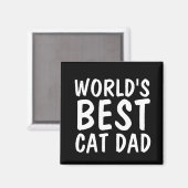 WELTWEIT BESTE CAT-VATER-Kühlschrankmagnet Magnet (Vorderseite/Rückseite)