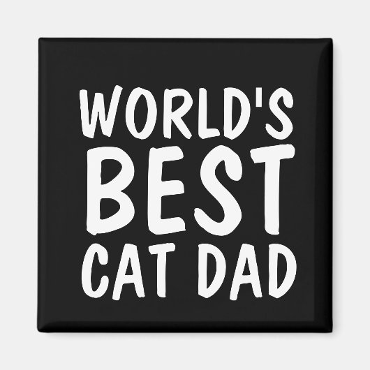 WELTWEIT BESTE CAT-VATER-Kühlschrankmagnet Magnet (Vorne)