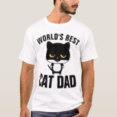 WELTWEIT BESTE CAT-VATER-T - Shirt (Vorderseite)