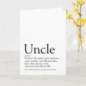 Weltweit beste Definition für Onkel Karte (Gelbe Blume)