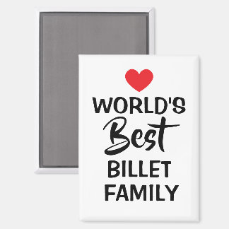 Weltweit beste dekorative Familie aus Billet Magnet