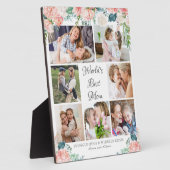 WELTWEIT BESTE MAMA Aquarellblume 7 Fotomaterial Fotoplatte (Seite)