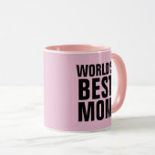 WELTWEIT BESTE MAMA KAFFEE MUGS TASSE (VorderseiteRechts)
