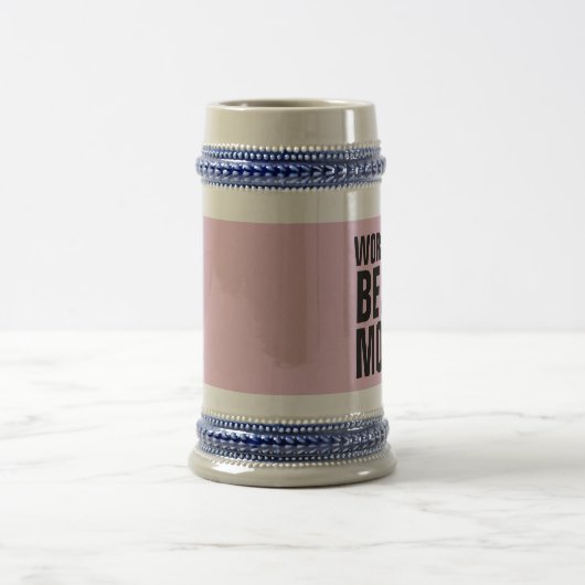 WELTWEIT BESTE MAMA KAFFEE PINK BIER STEIN BIERGLAS (Mittel)
