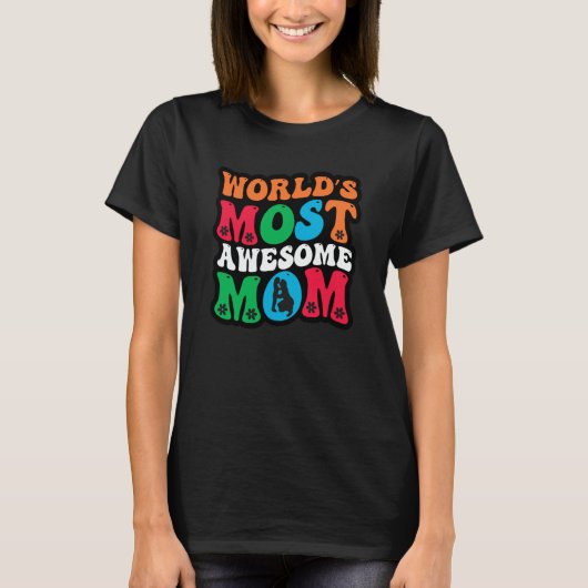 Weltweit beste Mama Muttertag Vintage Retro T-Shirt (Vorderseite)