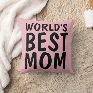 WELTWEIT BESTE MAMA PINK PILLOW KISSEN