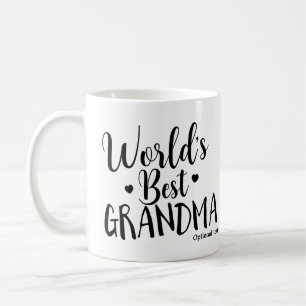 WELTWEIT BESTE OMA Personalisierter Benutzername Kaffeetasse