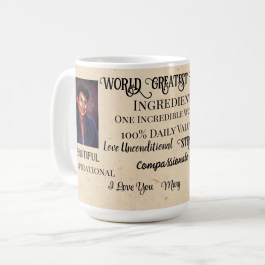 Weltweit Beste Schwester Kaffeetasse (Vorderseite Links)