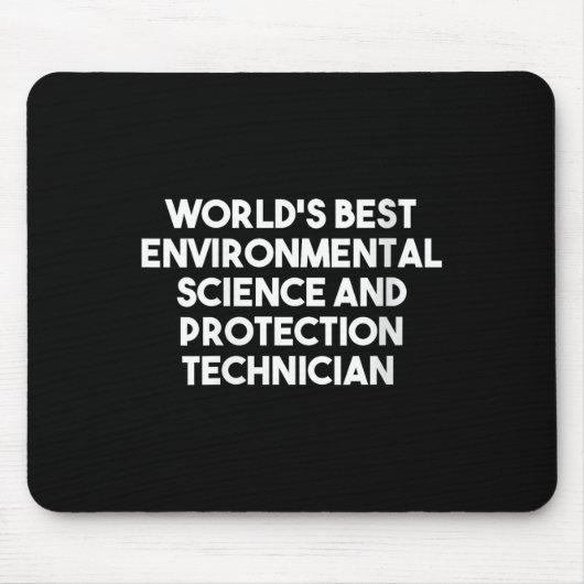 Weltweit beste Umweltwissenschaften und Mousepad (Vorne)