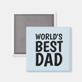 WELTWEIT BESTE VATER-Magnete Magnet (Vorderseite/Rückseite)