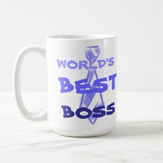 Weltweit bester Arbeitgeber im Chefbüro Kaffeetasse (Links)