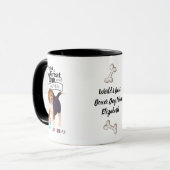 Weltweit bester BEAGLE DOG MAMA Personalisiert Spa Tasse (Vorderseite Links)