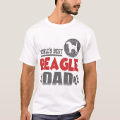 WELTWEIT BESTER BEAGLE VATER T-Shirt (Vorderseite)