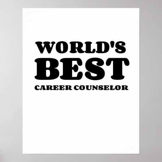 WELTWEIT BESTER BERATER POSTER (Vorne)
