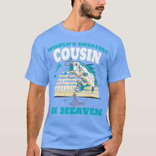 Weltweit Bester Cousin-Fischfang im Paradies Famil T-Shirt