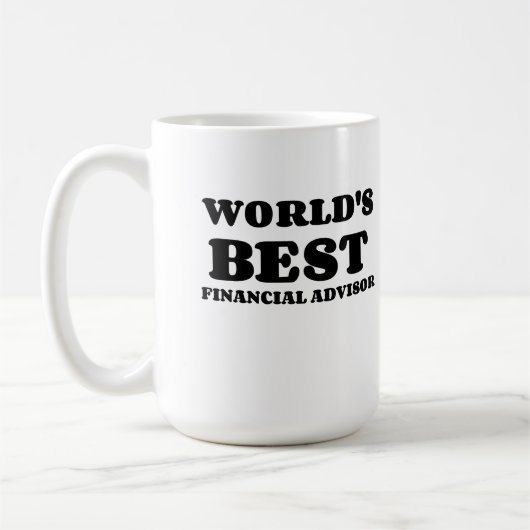 WELTWEIT BESTER FINANZBERATTER KAFFEETASSE (Links)