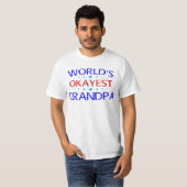 Weltweit bester Großvater T-Shirt (Vorne ganz)