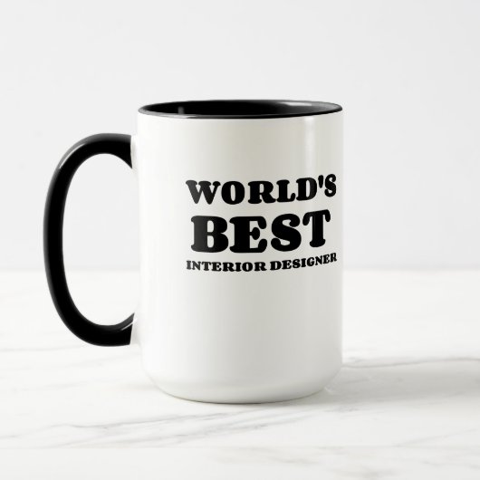 WELTWEIT BESTER INNENDESIGNER TASSE (Links)