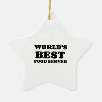 WELTWEIT BESTER LEBENSMITTELSERVER KERAMIK ORNAMENT