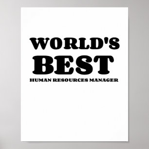 WELTWEIT BESTER MENSCHENRESSOURCEN-MANAGER POSTER