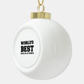 WELTWEIT BESTER RETAIL SALES WORKER KERAMIK Kugel-Ornament (Rechts)