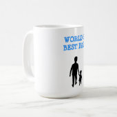 WELTWEIT BESTER VATER KAFFEETASSE (Vorderseite Links)