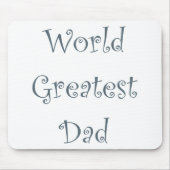 Weltweit Bester Vater Mousepad (Vorne)