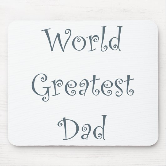 Weltweit Bester Vater Mousepad (Vorne)