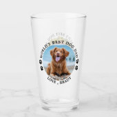 Weltweit bester Vater-Pfoten druckt kundenspezifis Glas (Vorderseite)