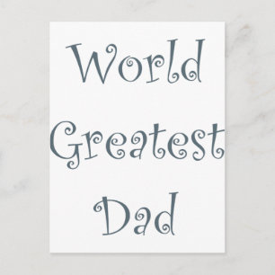Weltweit Bester Vater Postkarte