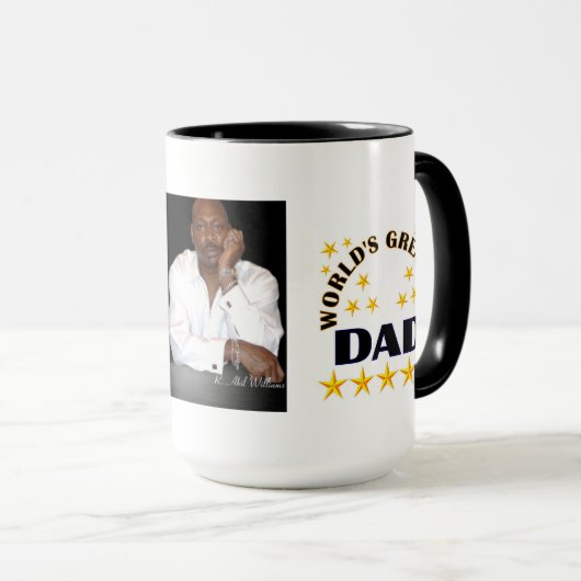Weltweit Bester Vater Tasse (VorderseiteRechts)