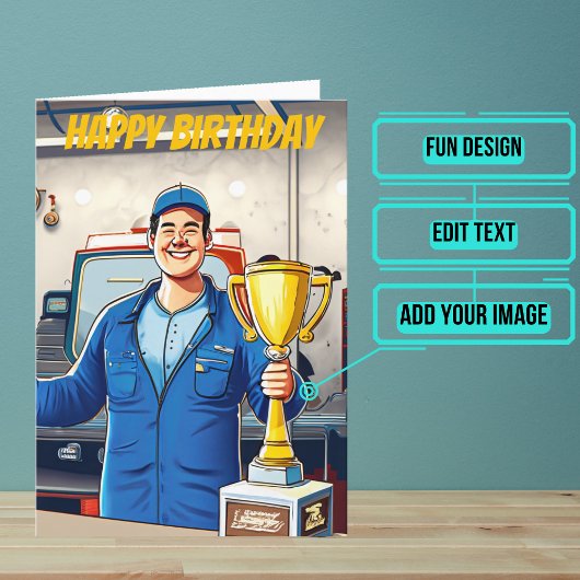 Weltweit bester Werktag Karte