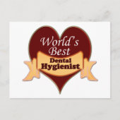 Weltweit bester Zahnarzttechniker Postkarte (Vorderseite)