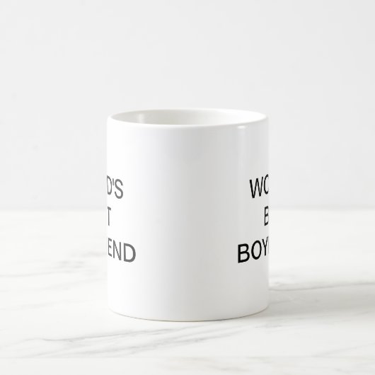 WELTWEIT BESTES BOYFRIEND KAFFEETASSE (Mittel)