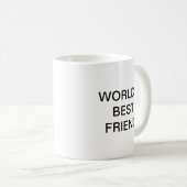 WELTWEIT BESTES FREUND KAFFEETASSE (VorderseiteRechts)