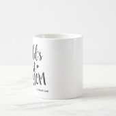 WELTWEIT BESTES STEPMOM - Personalisierte Angewohn Kaffeetasse (Mittel)