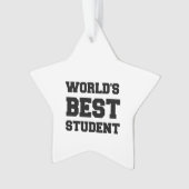 WELTWEIT BESTES STUDENT ORNAMENT (Vorderseite)