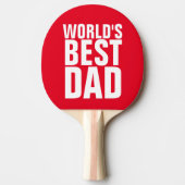 WELTWEIT BESTES VATER PING PONG PADDLE TISCHTENNIS SCHLÄGER (Vorderseite)