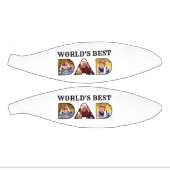 Weltweit bestes Vater-Zitat 3 - FotoCollage Mini Basketball (Panele)