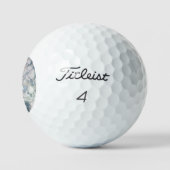 WELTWEIT BLAUE MARBLE GOLD CUSTOM GOLF BALLS GOLFBALL (Logo)