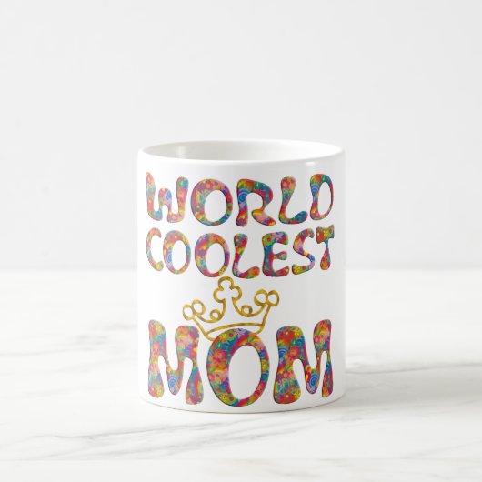 Weltweit Coole Mama Kaffeetasse (Mittel)