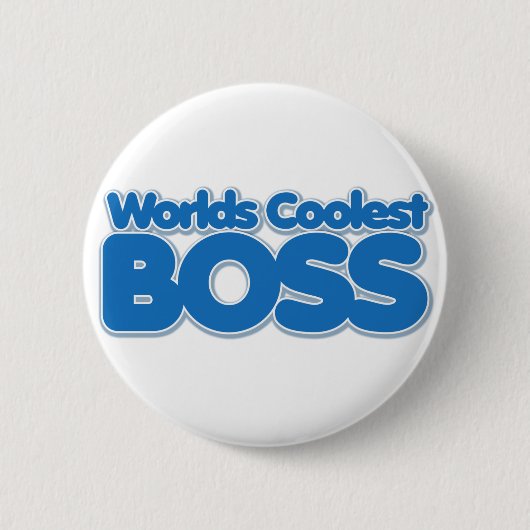 Weltweit Cooler Boss Button (Vorderseite)