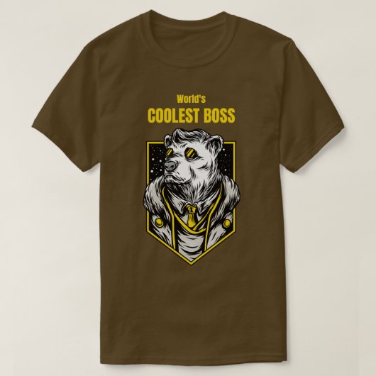 Weltweit Cooler Boss T-Shirt (Design vorne)