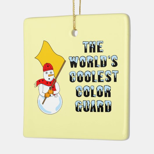 Weltweit Cooler Farbschutz Keramik Ornament (Links)