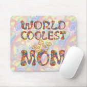 Weltweit Coolste Mama | BLUME POWER Mousepad (Mit Mouse)