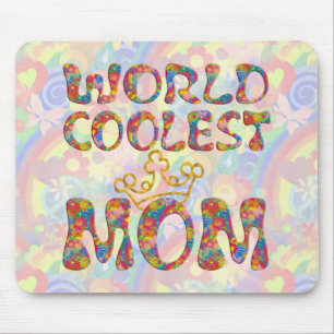 Weltweit Coolste Mama   BLUME POWER Mousepad