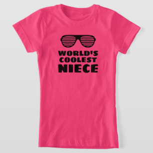 Weltweit coolste Nichte lustiges Kindert-Shirt für T-Shirt