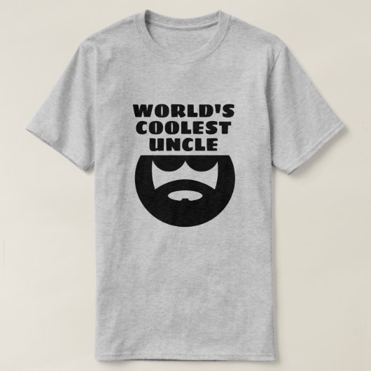 Weltweit Coolste Uncle-lustige Grafik-Shirt T-Shirt (Design vorne)